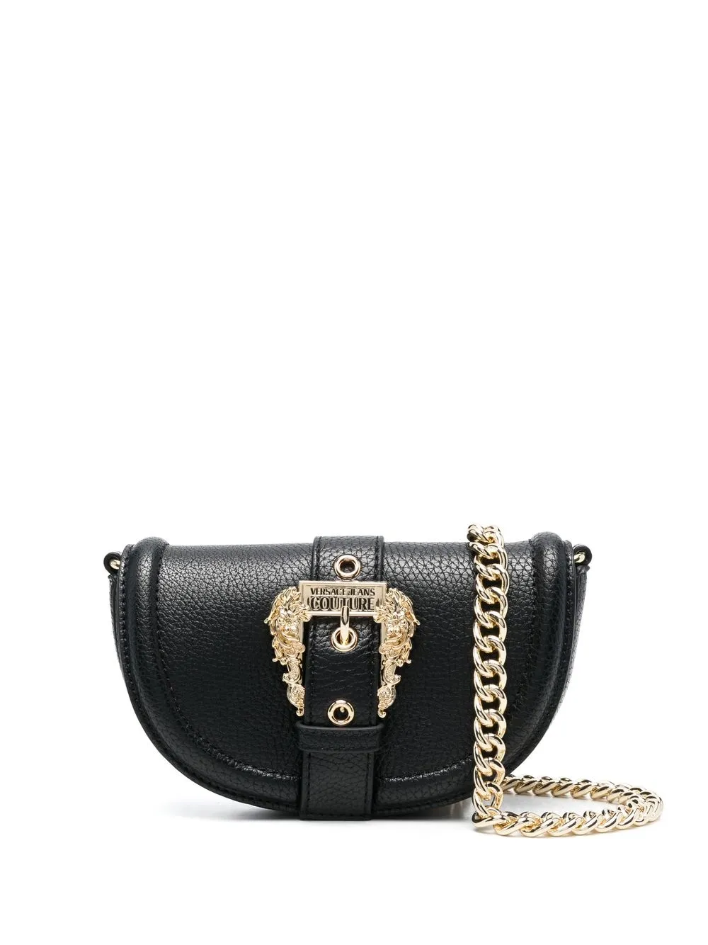 

Versace Jeans Couture baroque buckle-detail shoulder bag - Black