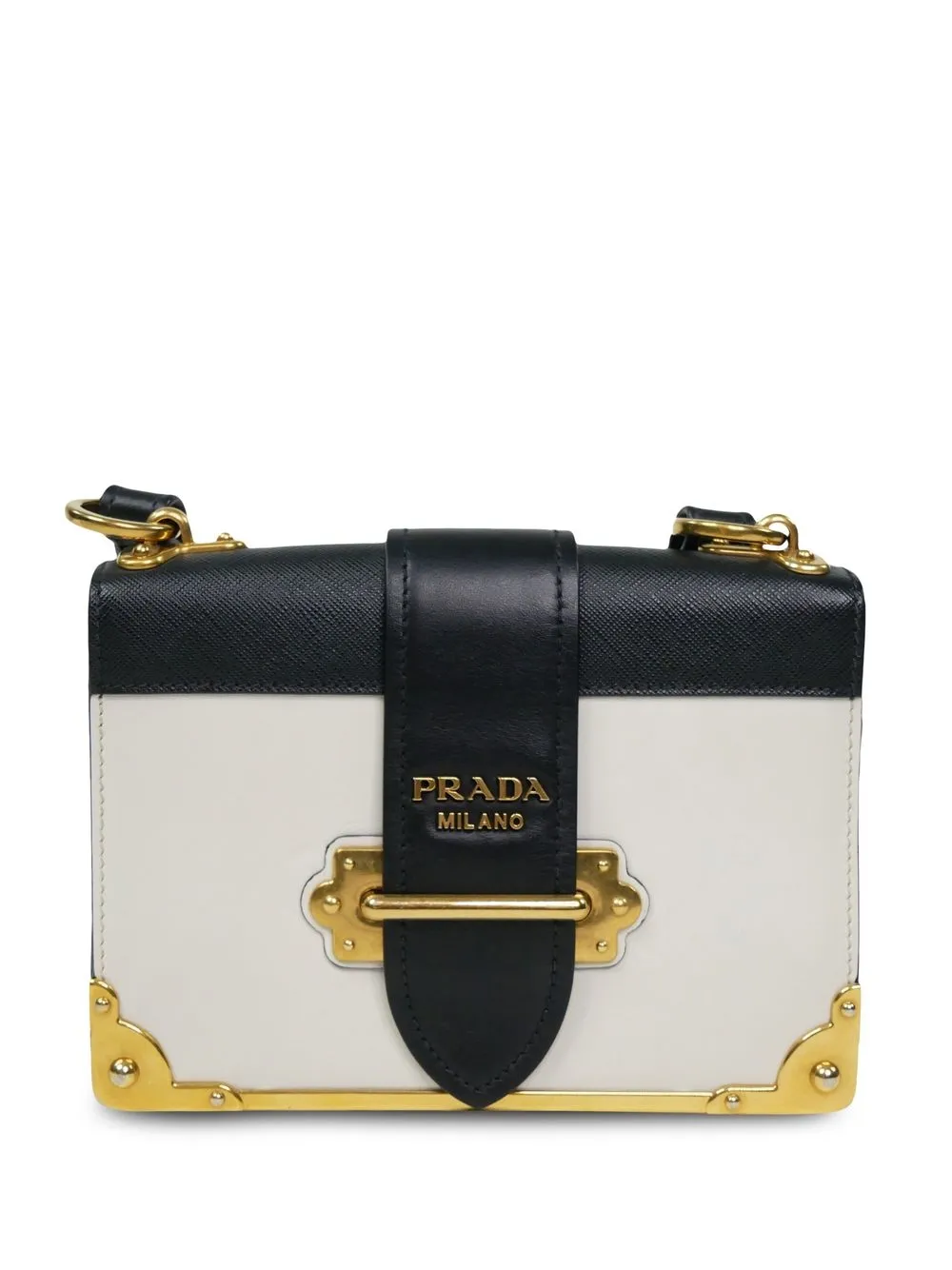 

Prada Pre-Owned Cahier leather shoulder bag - Neutrals