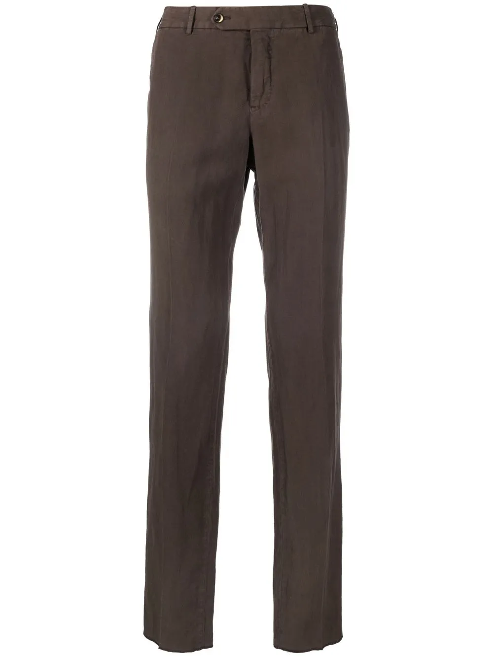 

PT Torino crease-effect trousers - Brown