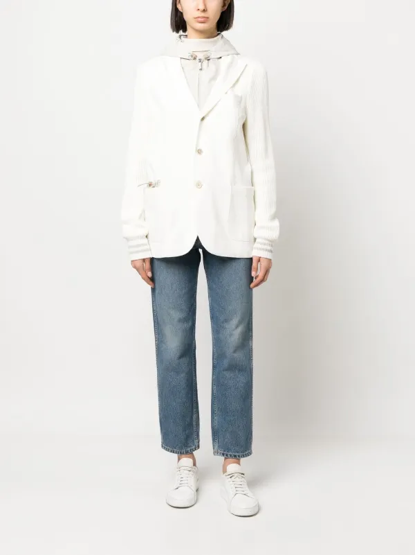 White hotsell sweater blazer