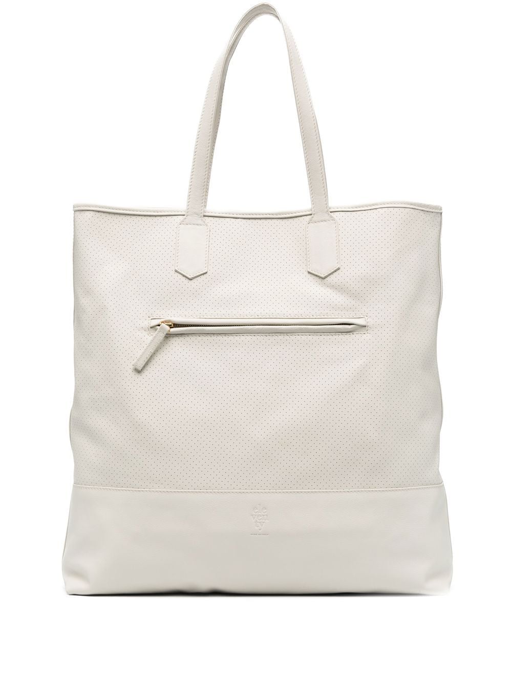 perforated rectangular-shaped tote bag