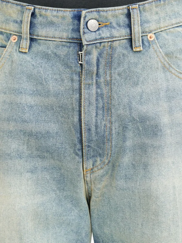 MM6 Maison Margiela ミッドライズ ワイドジーンズ - Farfetch 