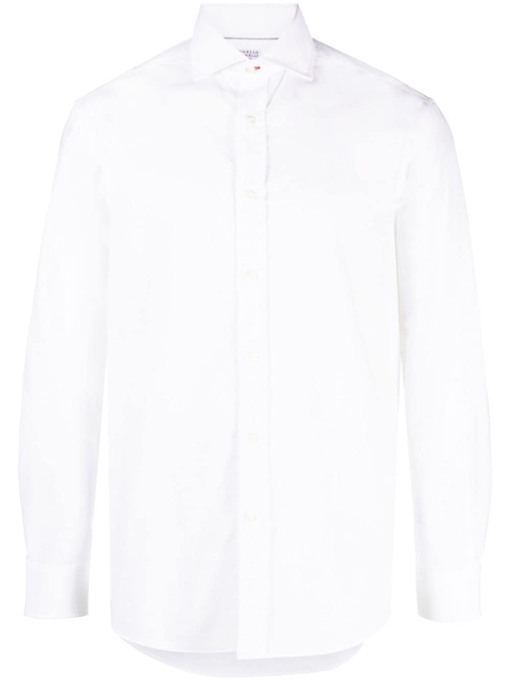 BRUNELLO CUCINELLI LONG-SLEEVE BUTTONED COTTON SHIRT