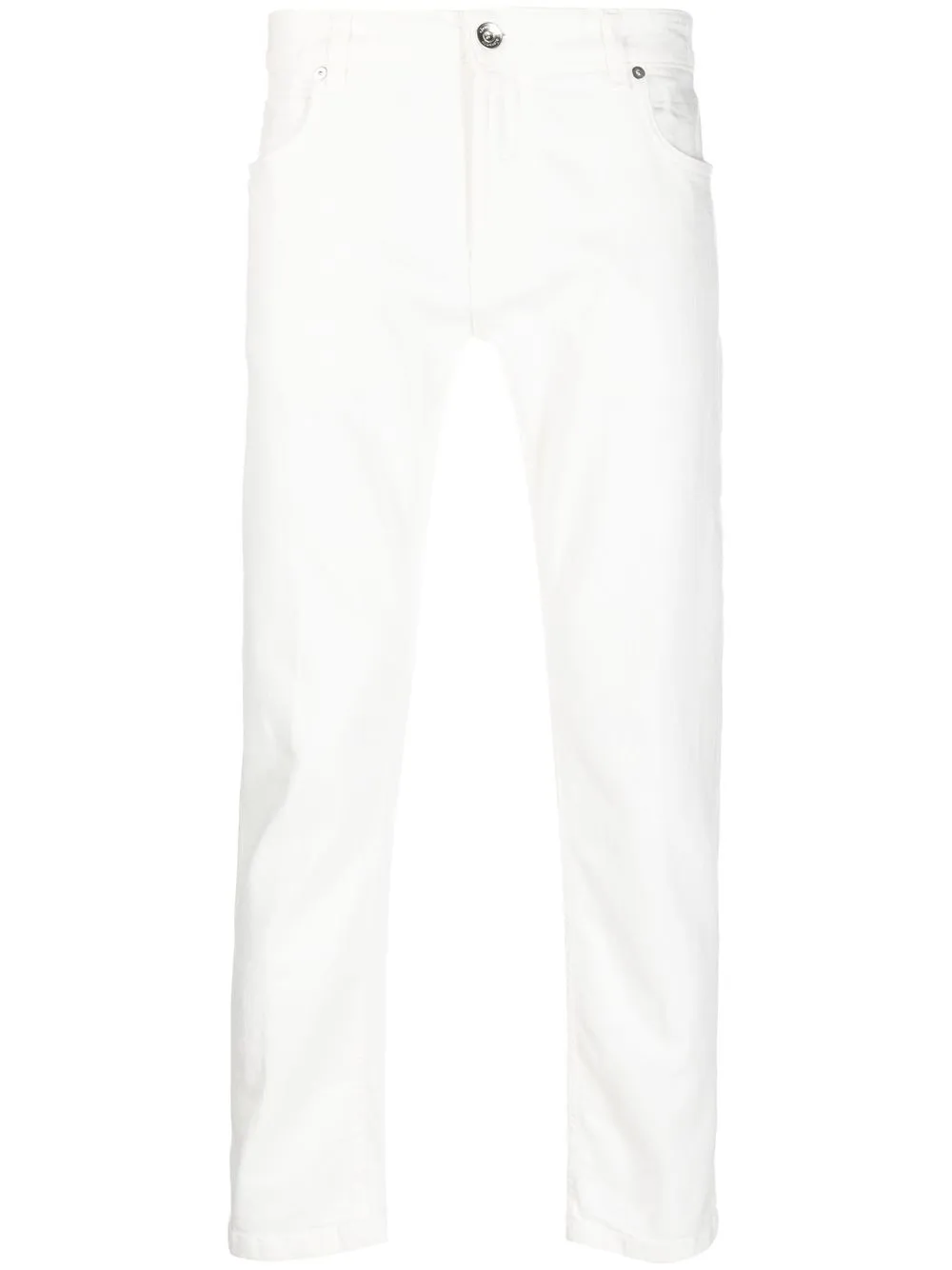 

Eleventy mid-rise straight-leg trousers - White