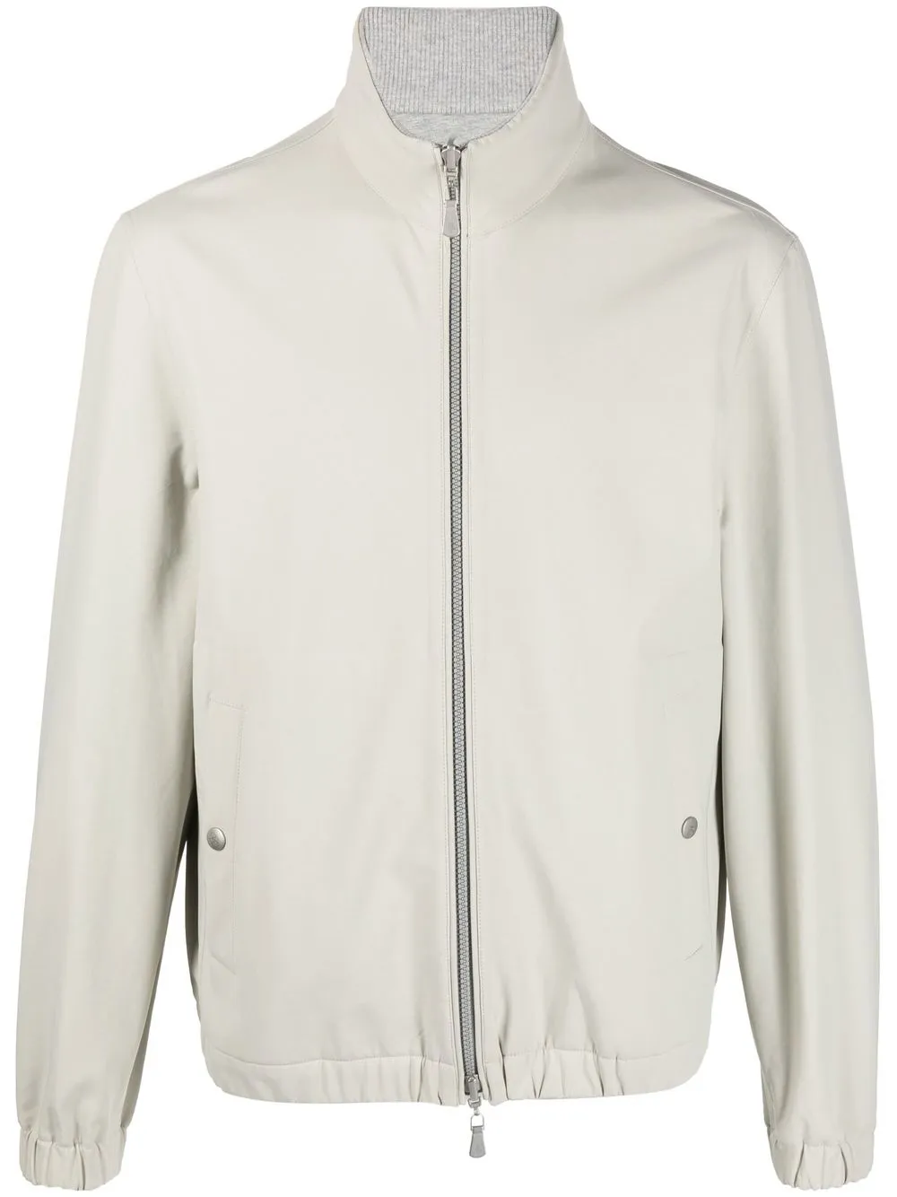Eleventy reversible zip-up jacket