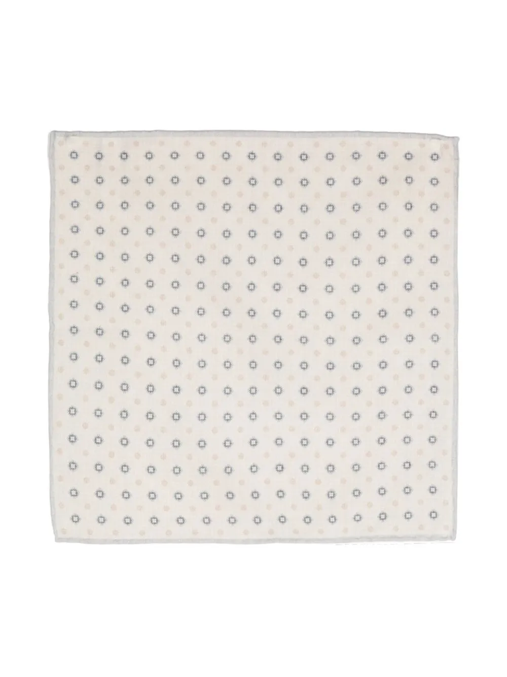 

Eleventy polka-dot wool-cotton scarf - Neutrals