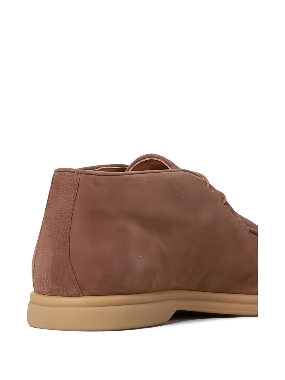 Eleventy Suede Lace-up Boots In Brown
