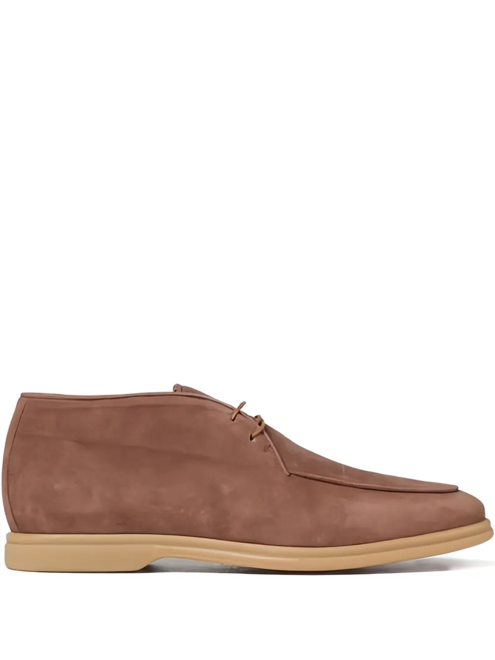 Eleventy suede lace-up boots Brown