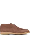 Eleventy suede lace-up boots - Brown
