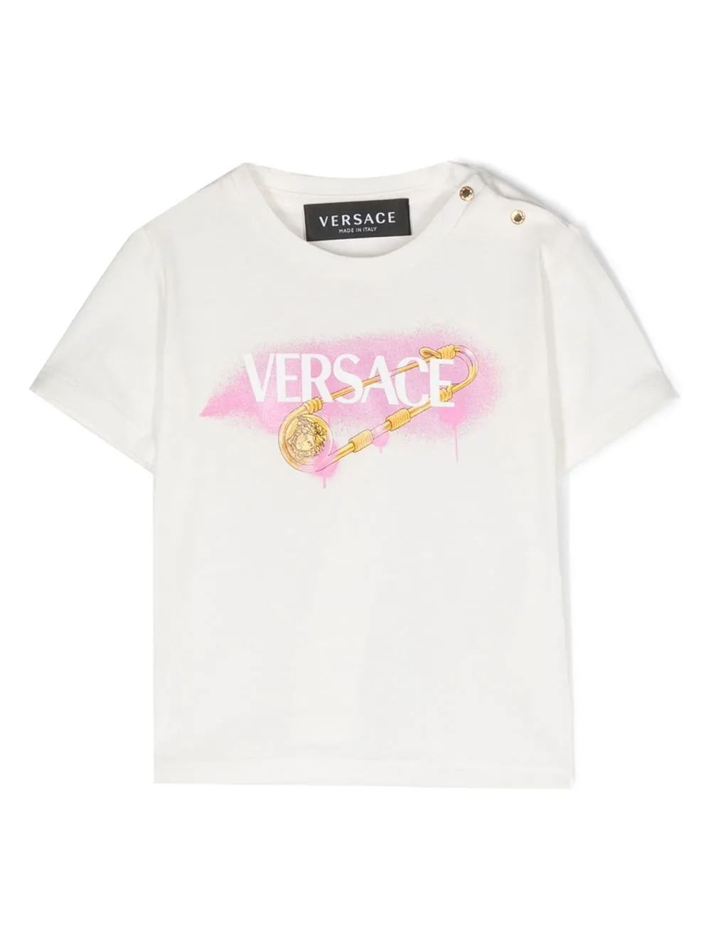 

Versace Kids logo-print T-shirt - White