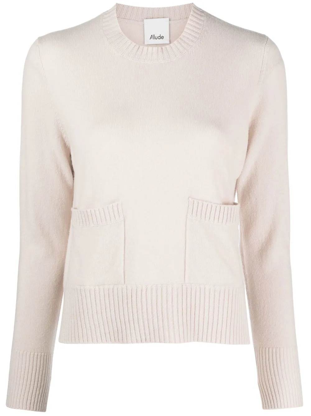 

Allude patch-pockets knitted jumper - Neutrals