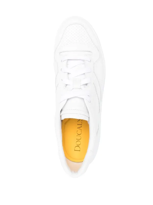 スニーカー Doucal's White Calf Leather Sneakers Doucal's calf-leather low-top Sneakers | White | FARFETCH