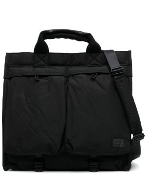 Porter-Yoshida & Co Men's Tanker Short Helmet Tote Bag in Black