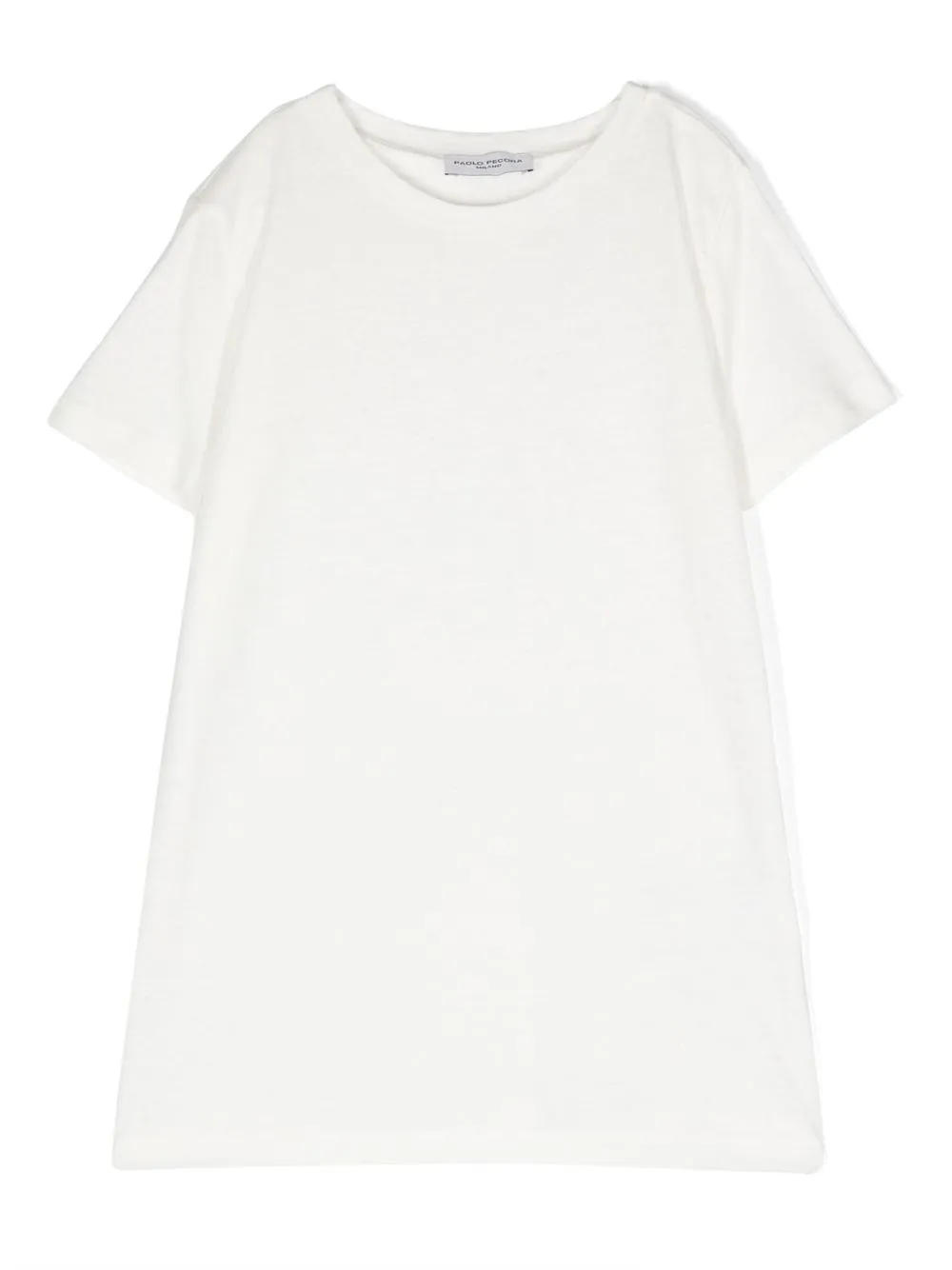 

Paolo Pecora Kids cotton-linen short-sleeves T-shirt - White