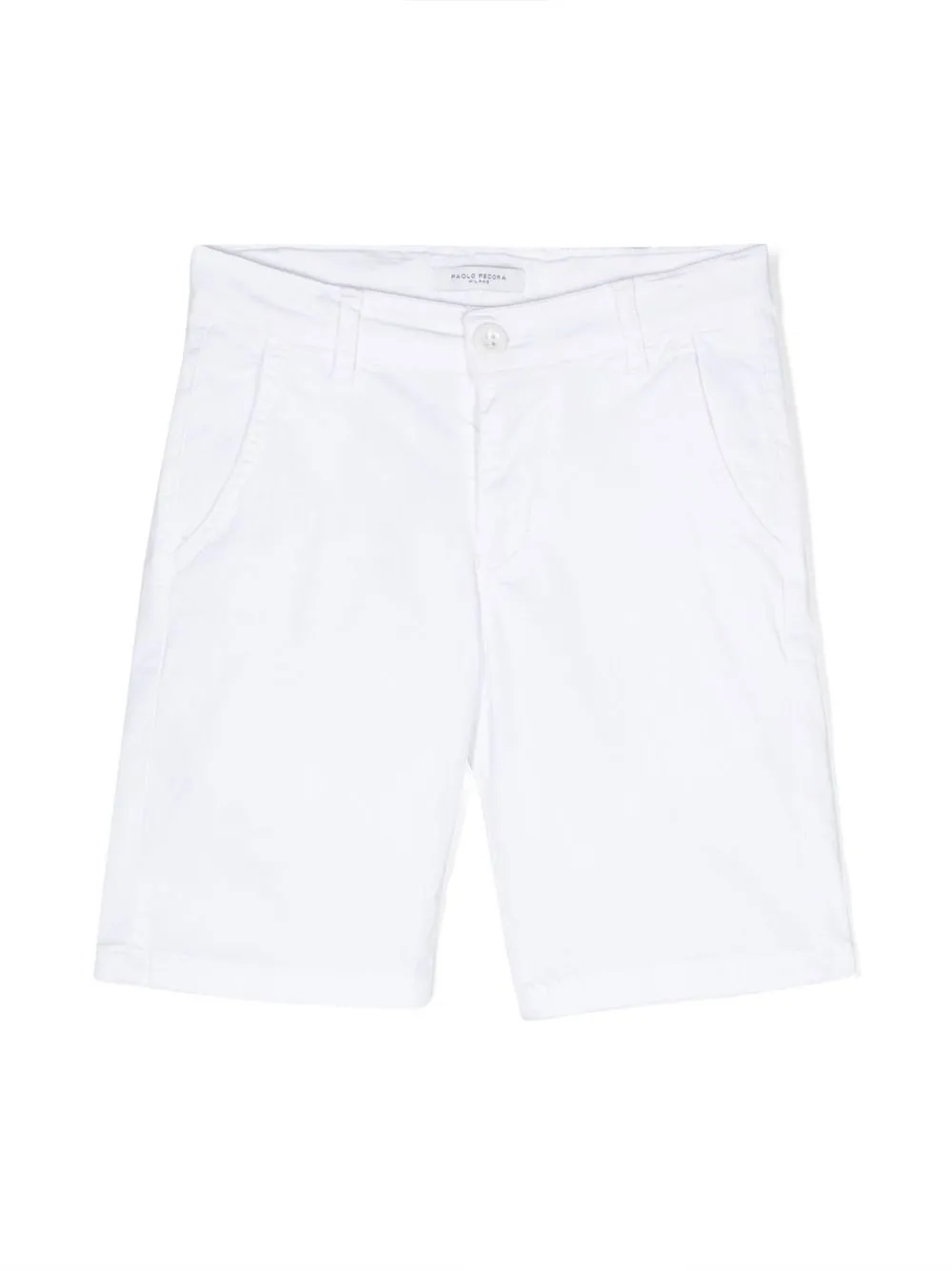 

Paolo Pecora Kids straight-leg cotton shorts - White