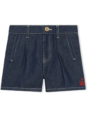 NWT Gucci orders Kids Web detail denim shorts