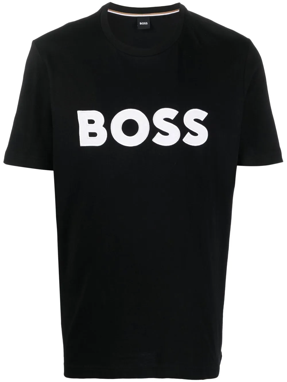 

BOSS logo-print cotton T-shirt - Black