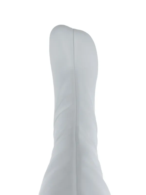 White 2024 latex boots