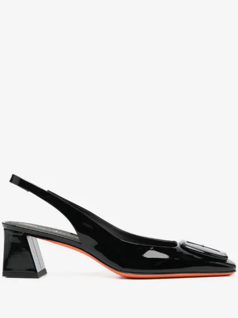 Santoni slingback 60mm strap pumps