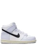 Nike Kids Dunk High leather sneakers - White