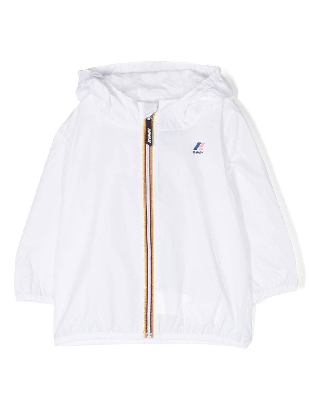 K-way Babies' Le Vrai Hooded Zip Jacket In White