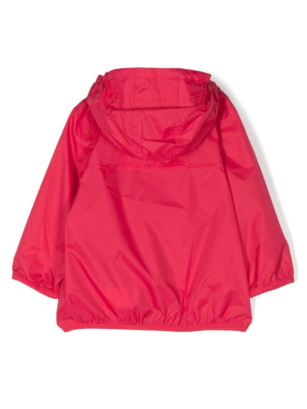 Shop K-way Le Vrai Hooded Zip Jacket In Red