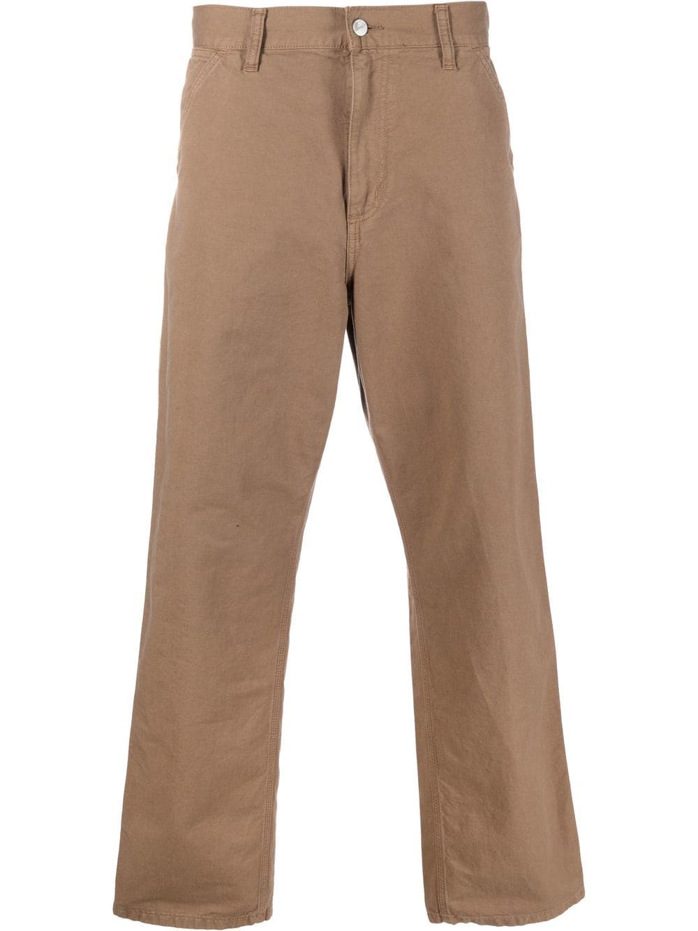 Carhartt Mid-rise Straight-leg Jeans In Brown
