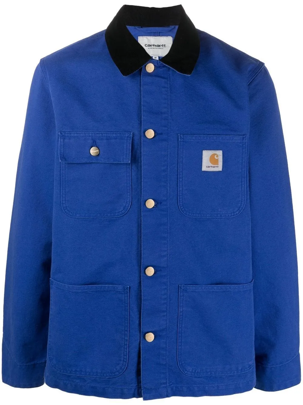 CARHARTT LOGO-PATCH SHIRT JACKET