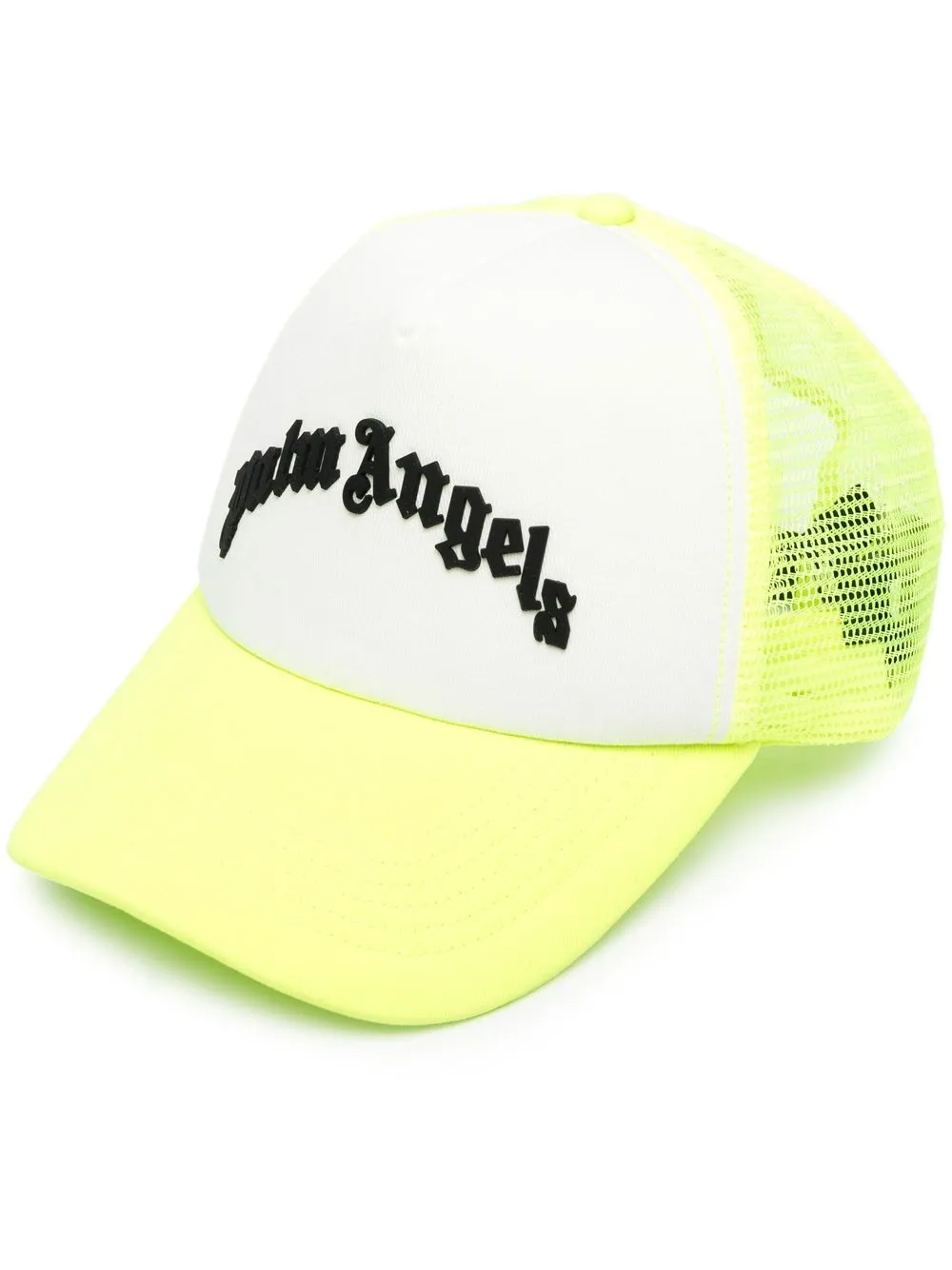 

Palm Angels logo-embroidered panelled cap - Yellow