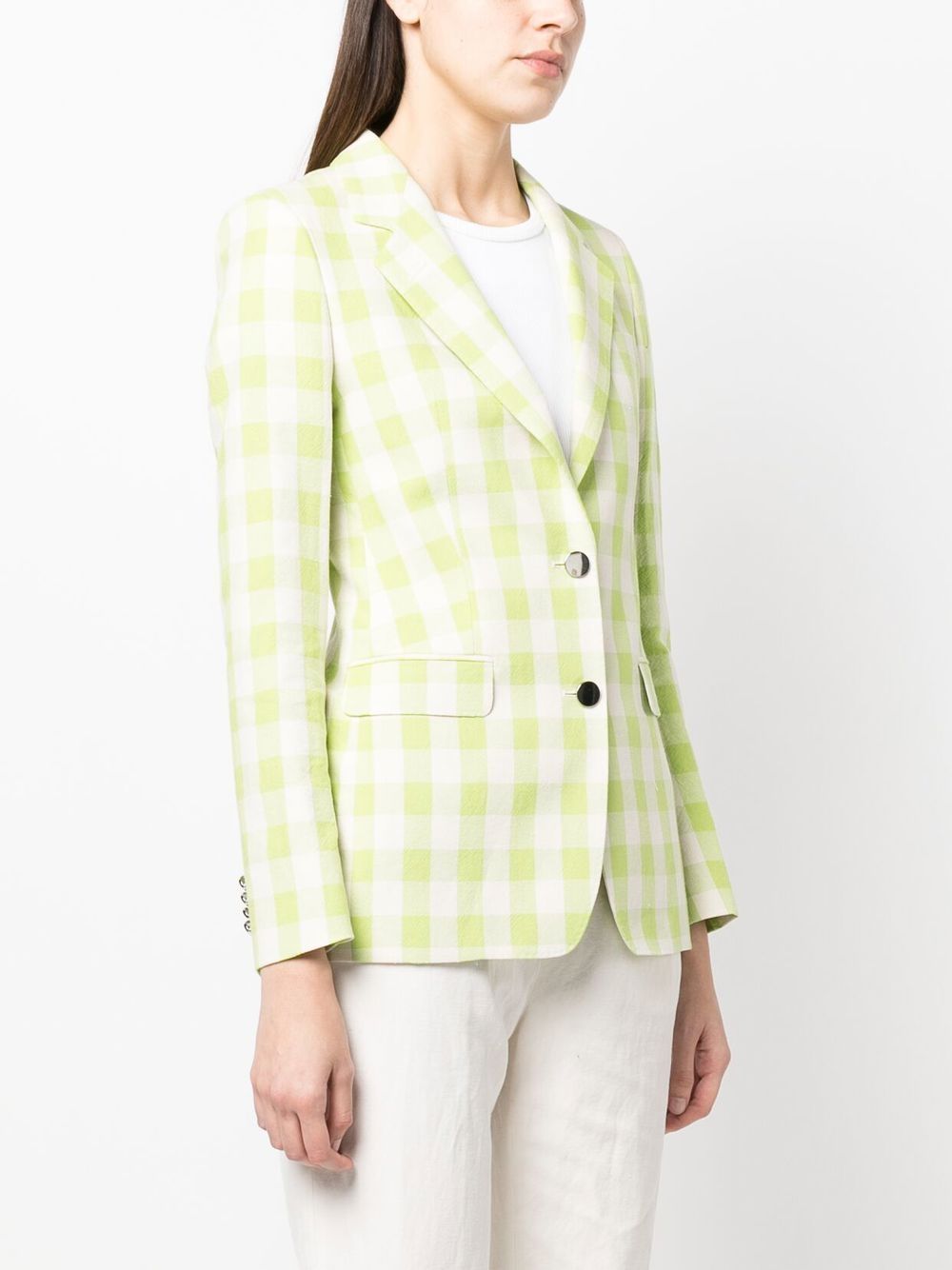 Tagliatore check-print single-breasted blazer Women