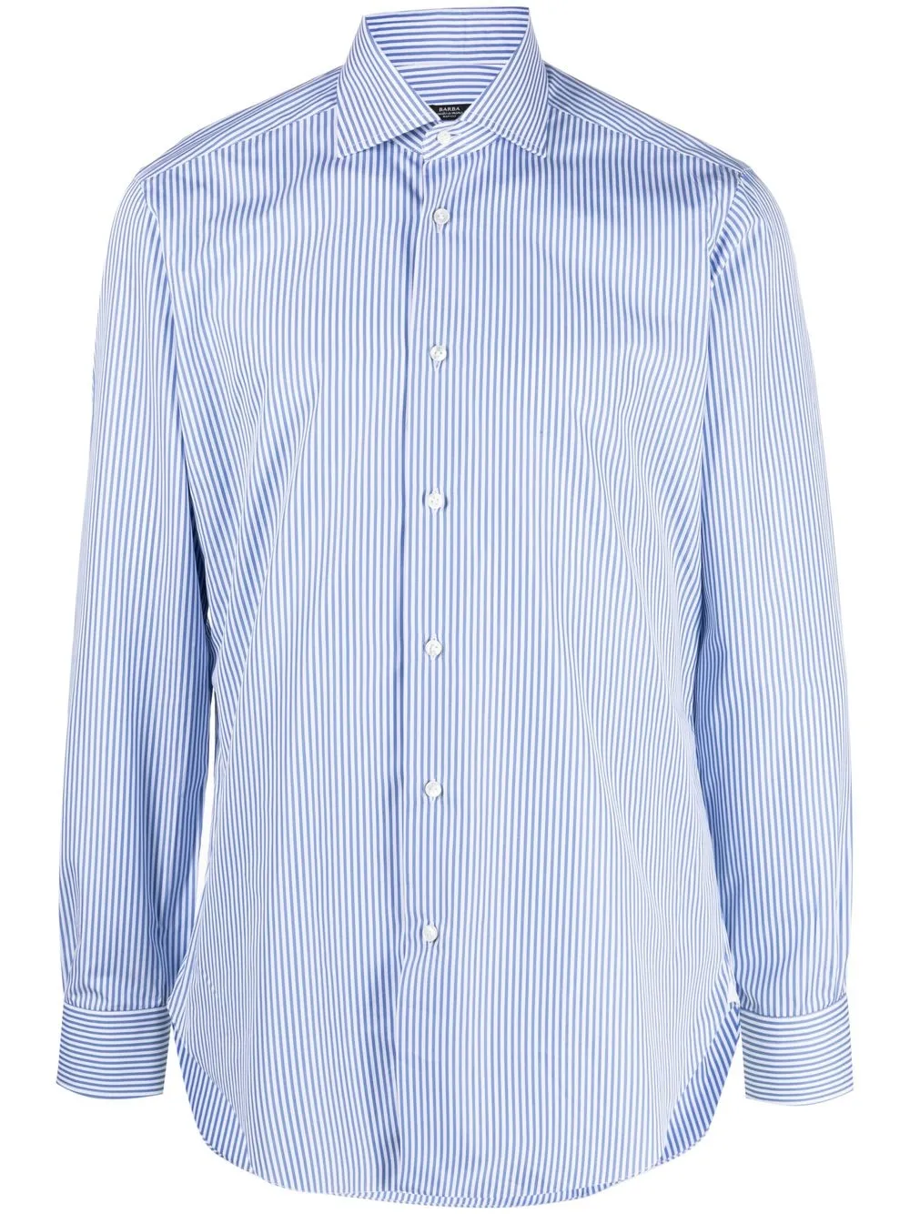 

Barba vertical-stripe cotton shirt - Blue