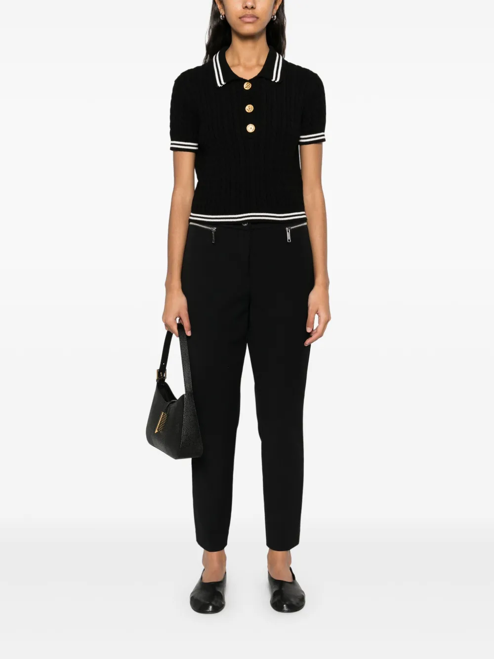 Michael Michael Kors Slim-fit broek - Zwart