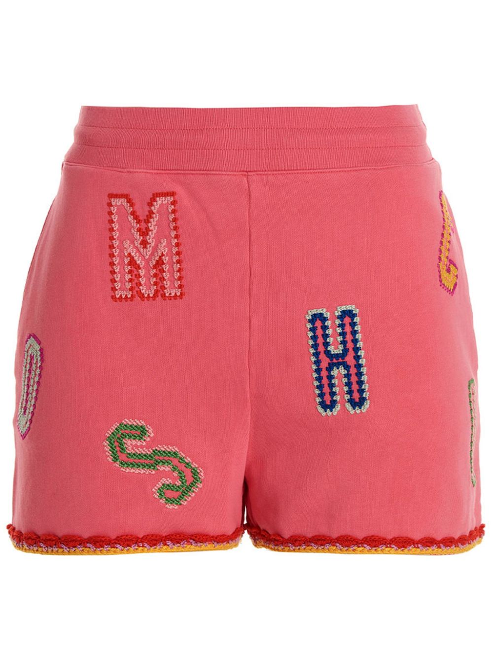 logo-lettering shorts