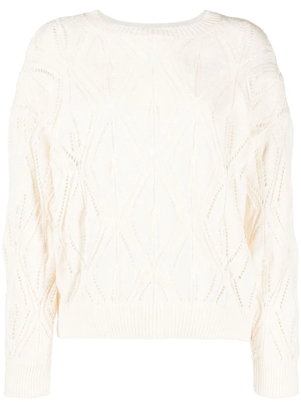 

Eleventy tricot-knit jumper - Neutrals