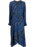 Altuzarra Mila V-neck dress - Blue