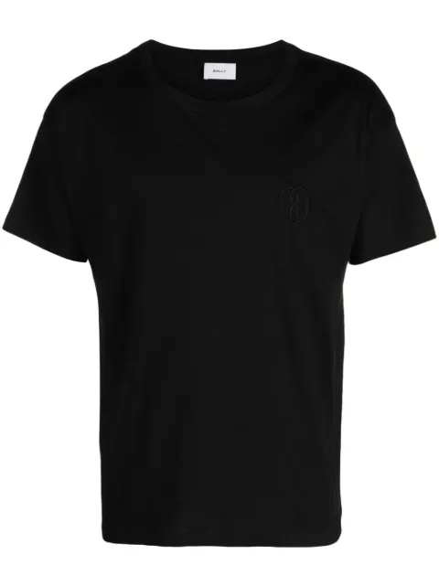 Bally logo-embroidered cotton T-shirt