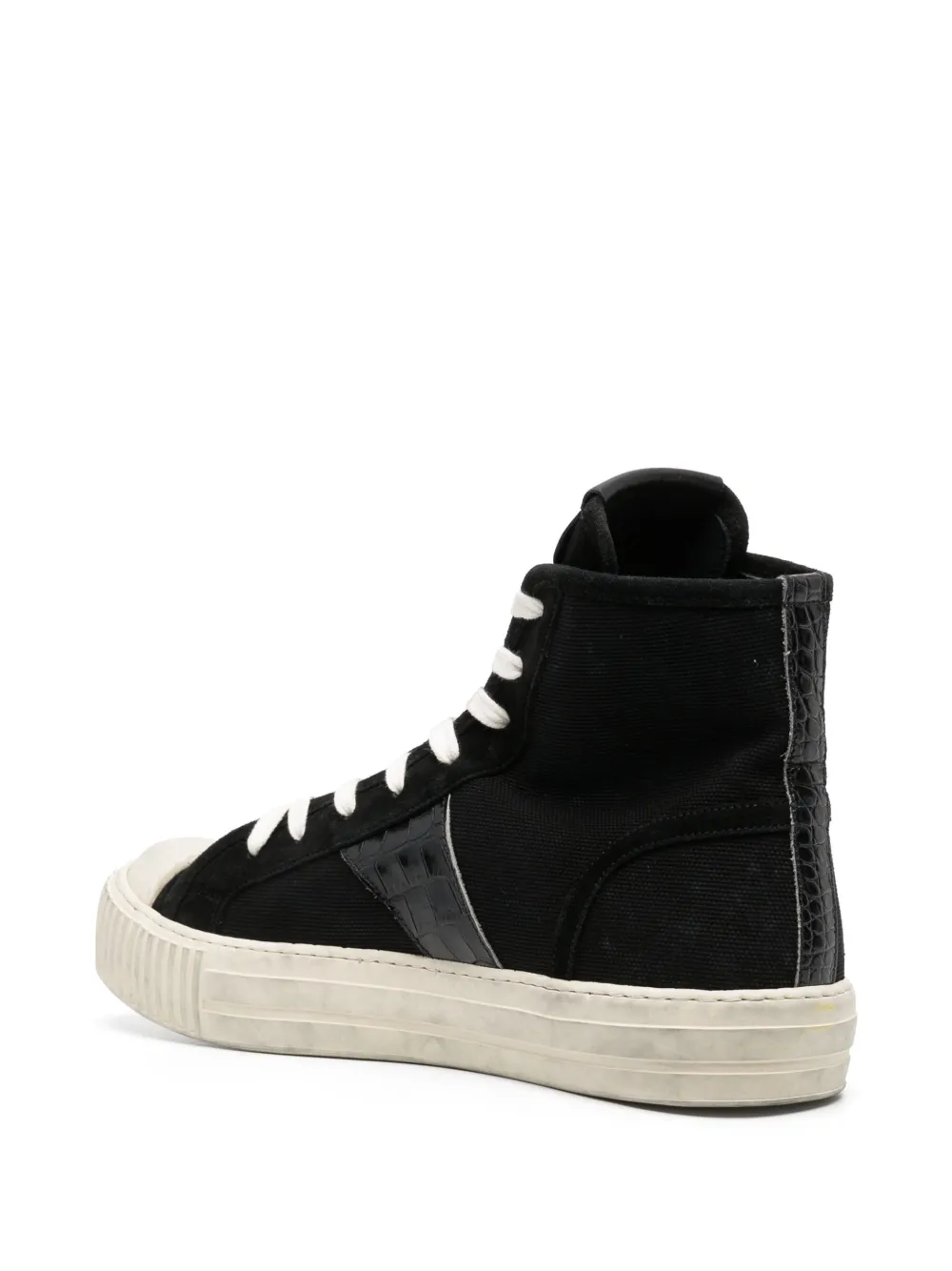 Shop Rhude Bel Airs High-top Sneakers In Black