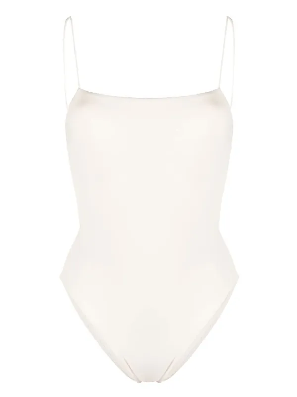 St. Agni Ziah Backless Swimsuit in Neutrals