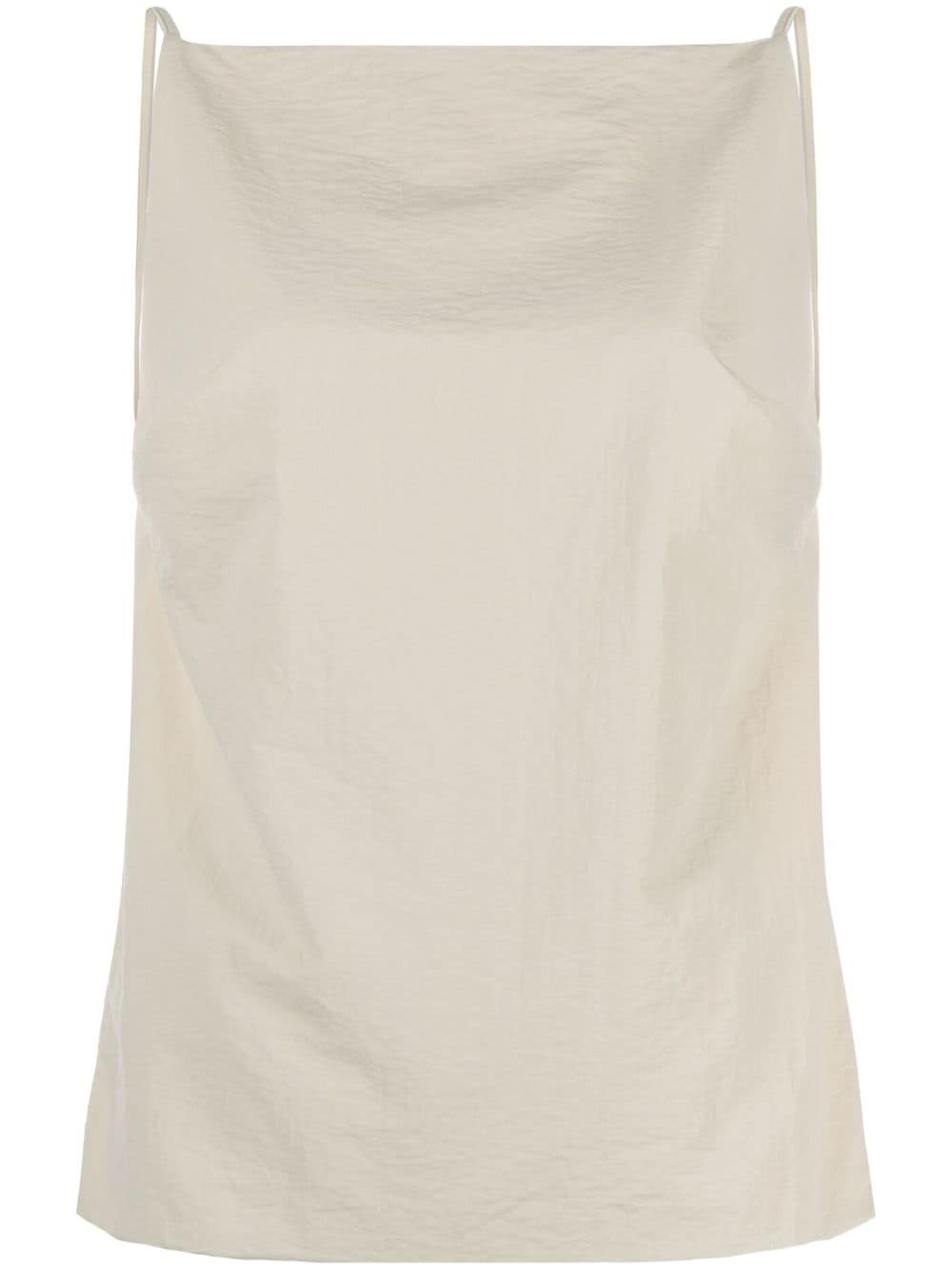 ST AGNI SQUARE-NECK SLEEVELESS TOP