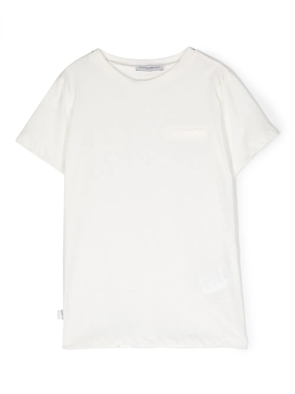 

Paolo Pecora Kids playera con bolsillos - Blanco