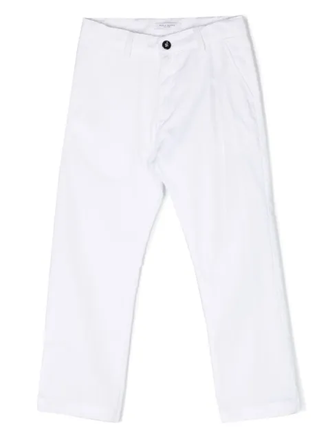 Paolo Pecora Kids pantalones stretch con tiro medio