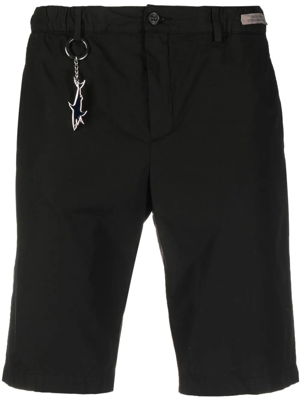 

Paul & Shark elasticated-waistband chino shorts - Black