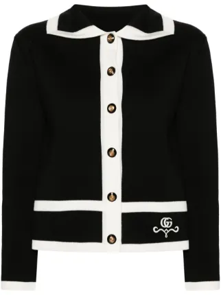 Gucci インターロッキングG カーディガン | ブラック | FARFETCH JP