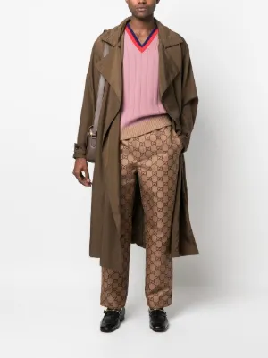★美品★グッチ　クロップドパンツ　36 サイドスリット　金ボタン　コットン Gucci（グッチ）メンズ クロップドパンツ - FARFETCH
