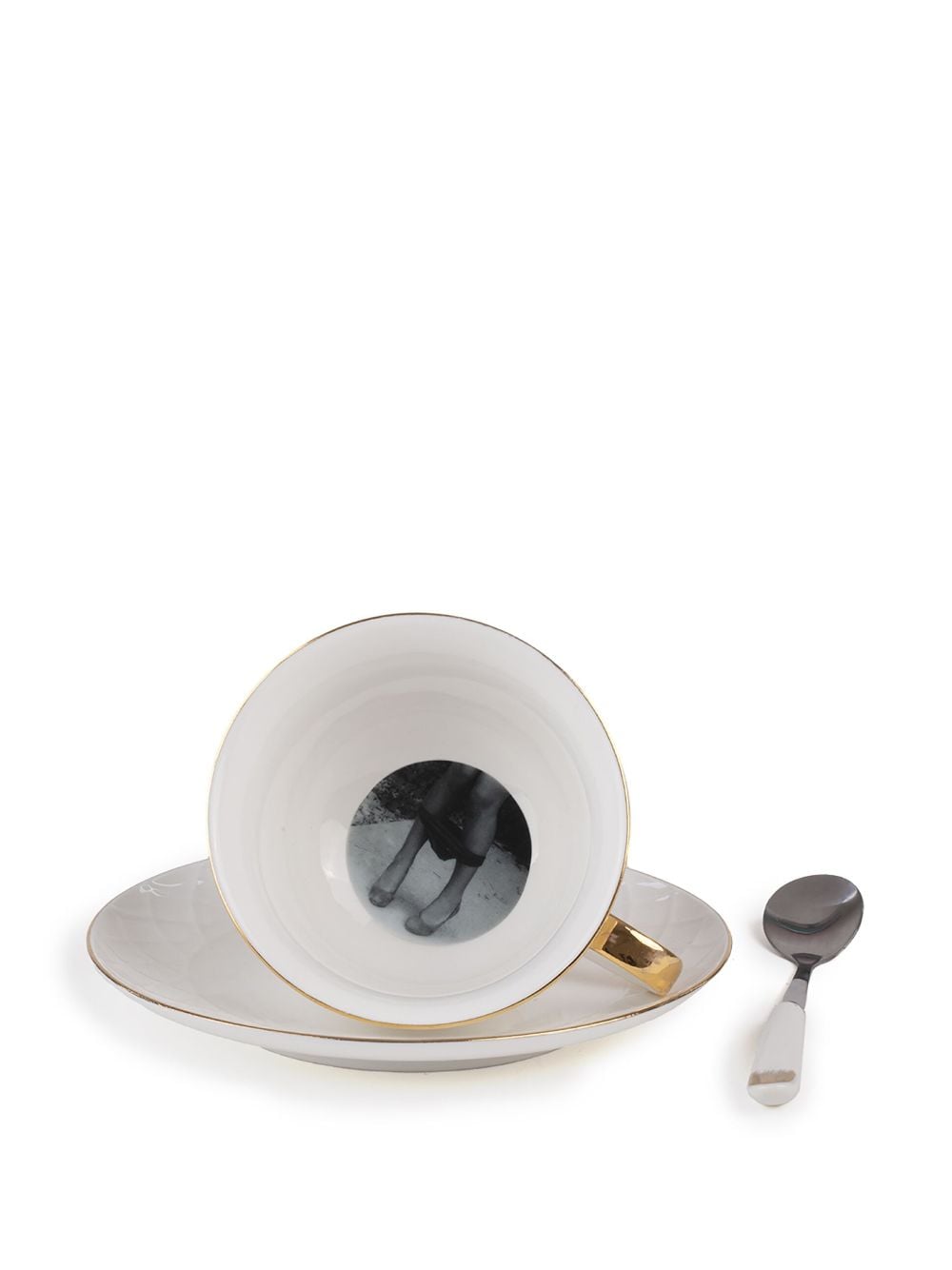 Shop Seletti Proserpina Porcelain Tea Set In White