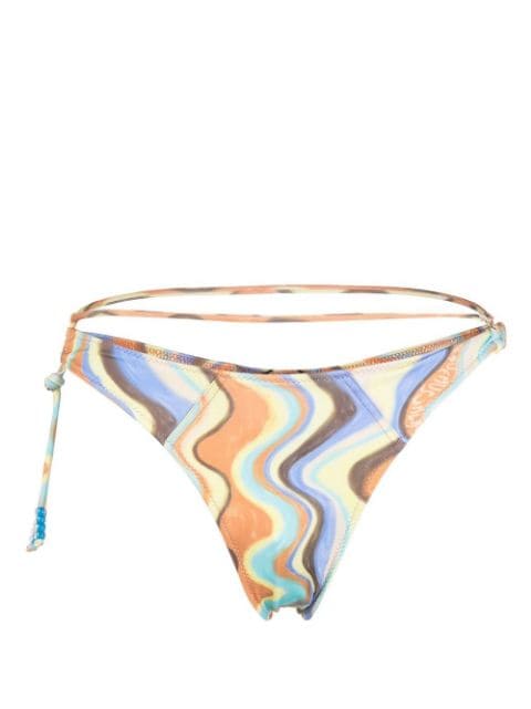 Jacquemus bikini bottom con estampado gráfico