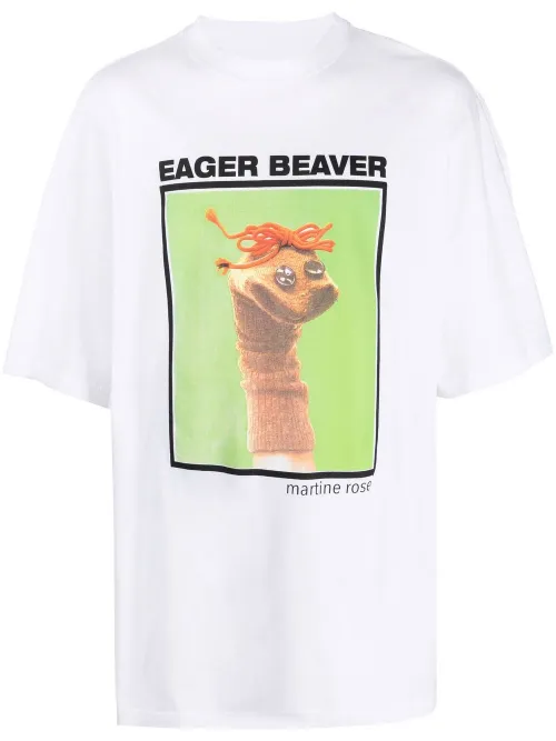 T-shirt Eager Beaver en coton - Martine Rose - Modalova