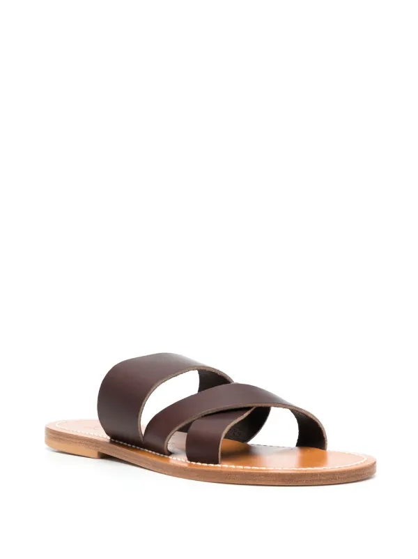 美品 K.JACQUES レザーサンダル 42 Bshop（ビショップ）の「K.JACQUES | レザーストラップサンダル