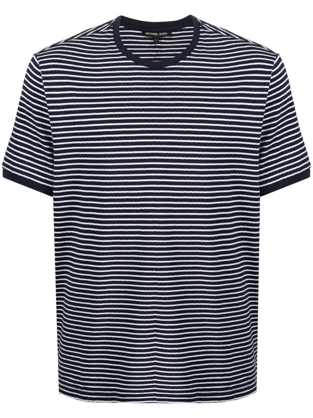 Shop Michael Kors Feeder Striped T-shirt In Blau