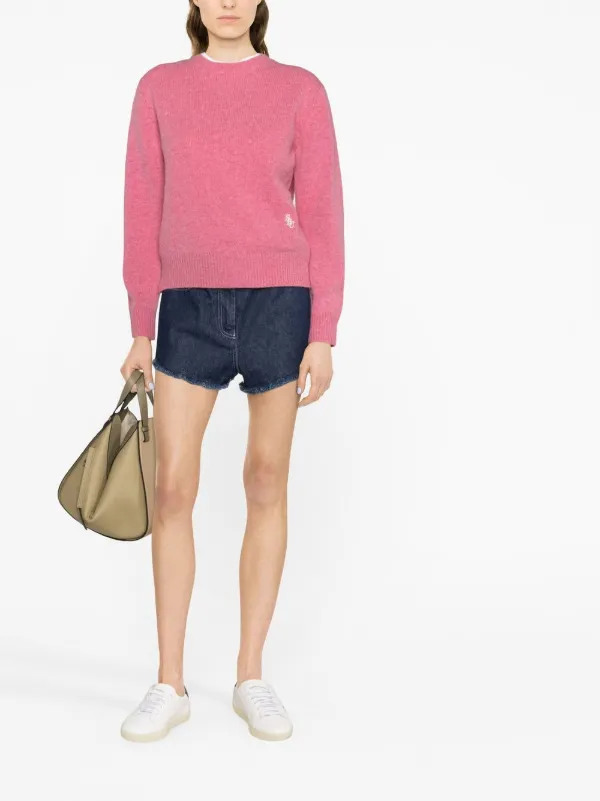 Crew sales pink jumper